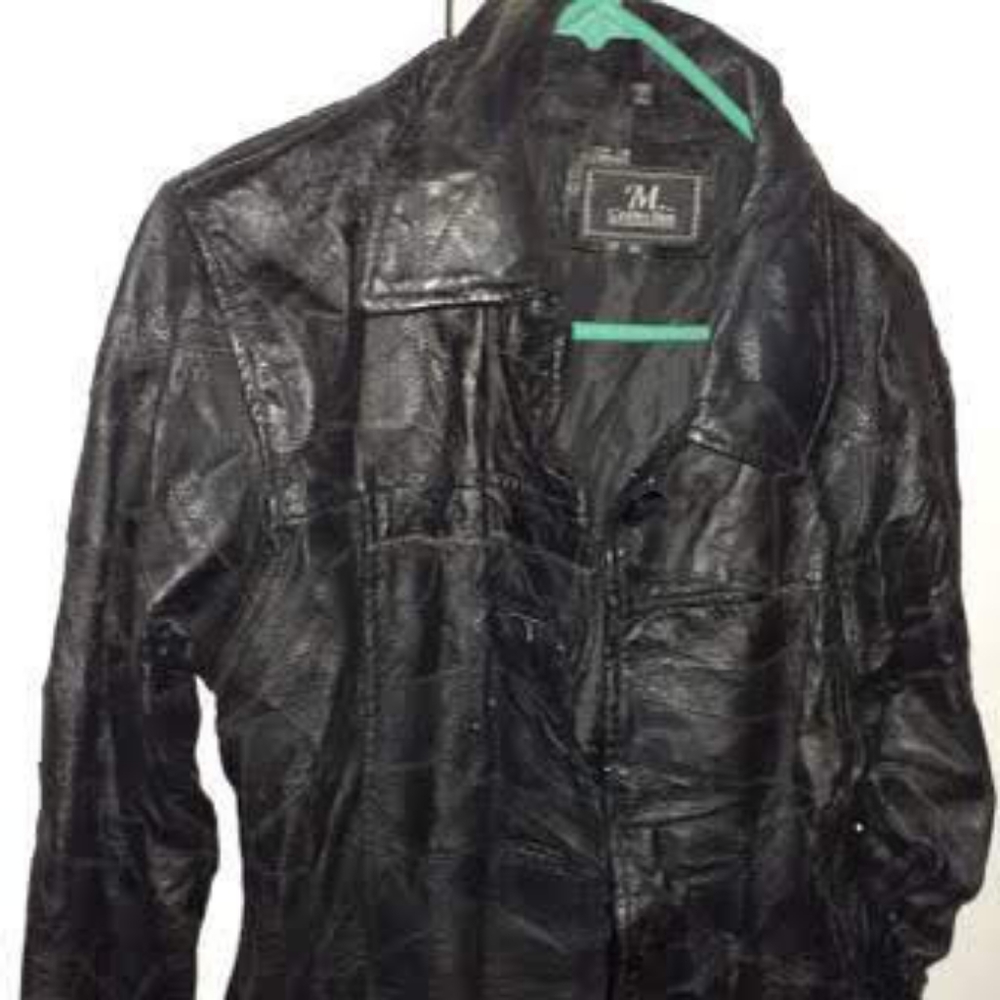 M Collection Leather Jacket